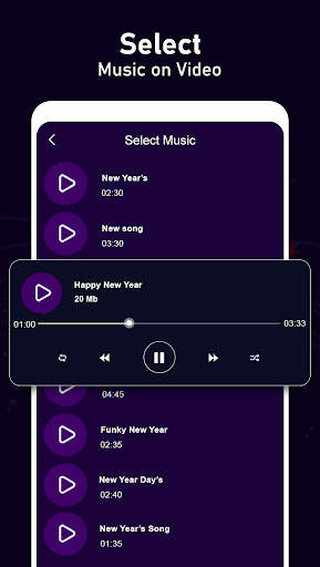Happy New Year Video Maker screenshot 5