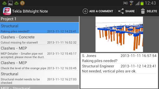 Tekla BIMsight Note 4 تصوير الشاشة