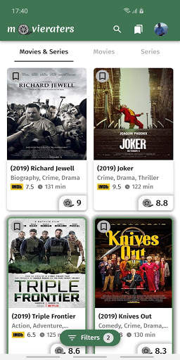 MovieRaters screenshot 1