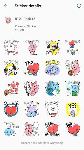 New Sticker BT21 for WAStickerApps screenshot 4