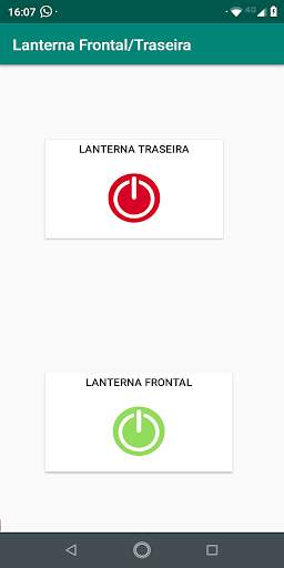 Lanterna Frontal(selfie)/Traseira Flashlight Front screenshot 2