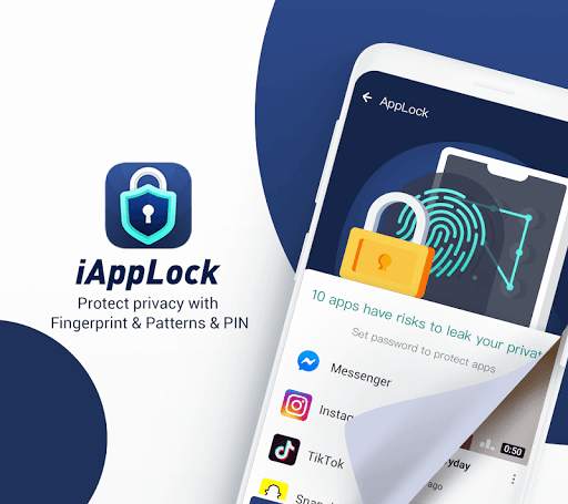 Lock Apps & Hide Photos, Fingerprint, iAppLock screenshot 1