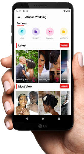 African Wedding Dresses And Wedding Hairstyle screenshot 1
