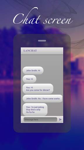 Lan Chat | Wifi Messaging | Chat Without Internet screenshot 4