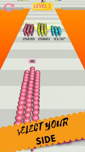 Crowd Join Runner Pusher Clash screenshot 2