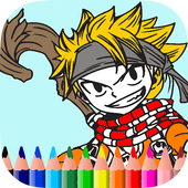 Coloring Ninja Anime Naruto icon