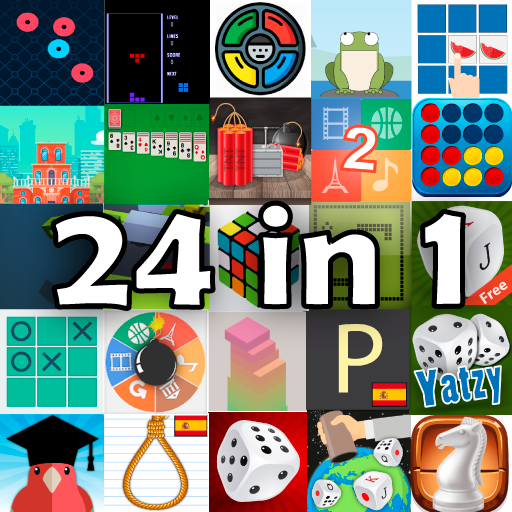 Multi juegos 24 en 1 - Juegos mesa  - Pasatiempos icon
