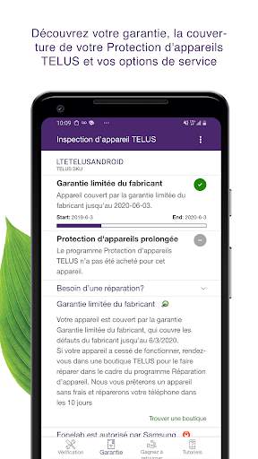 Inspection d’appareil TELUS screenshot 3