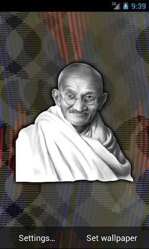 Mahatma Gandhi Live Wallpaper screenshot 6