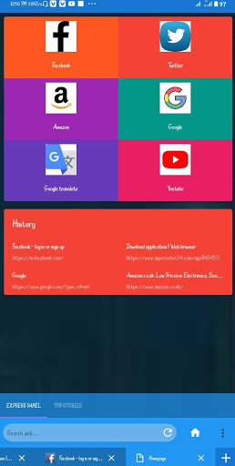 Speed browser screenshot 1