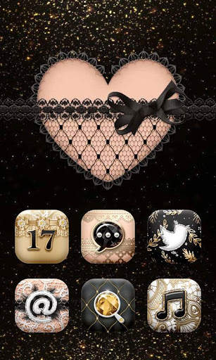SEXY LACE GO Launcher Theme screenshot 1
