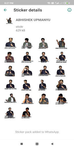 STICKR: All in one Hindi WA Stickers screenshot 6