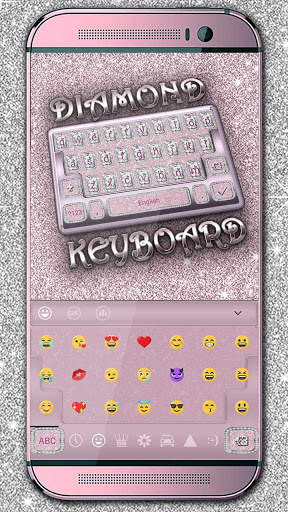 Diamonds and Pink Keyboard Theme स्क्रीनशॉट 3
