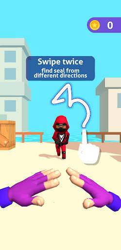 Ninja power - hand elements screenshot 1