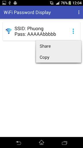 WiFi Password Display (rooted) screenshot 3