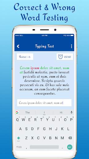 Learn Typing in Mobile - Typing Speed Master Test screenshot 3