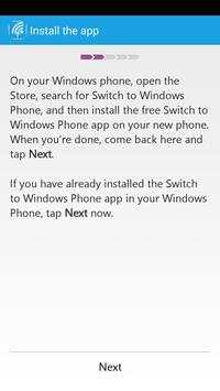 Switch to Windows Phone screenshot 2