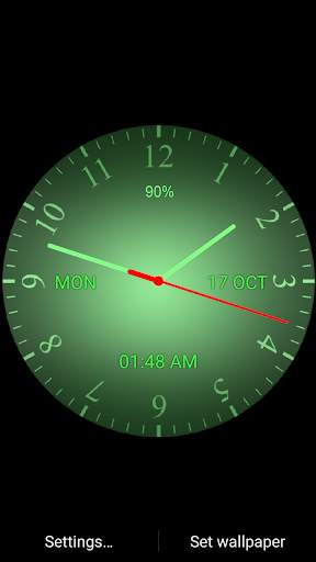 Analog clock Live WP screenshot 7