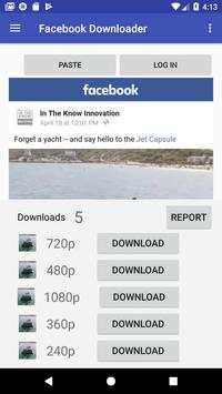 Video Downloader for Facebook No login screenshot 1