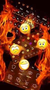 Flame Skull Keyboard screenshot 3