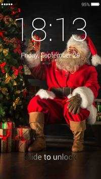 Santa Claus Lock Screen 1 تصوير الشاشة