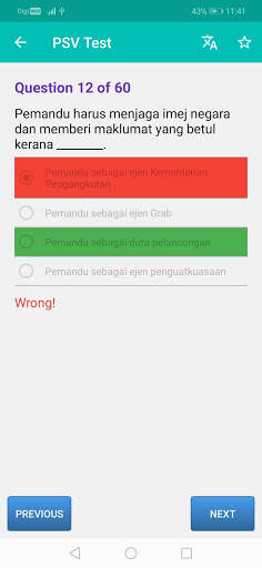 Ujian PSV - Teksi/E-Hailing/Grab screenshot 4