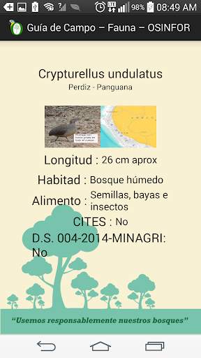 Guía Fauna - OSINFOR screenshot 3