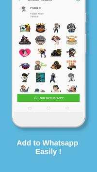 PUBG Stickers For Whatsapp: PUBG WaStickerApps screenshot 3