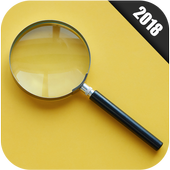 Magnifying Glass Flashlight 2018 أيقونة