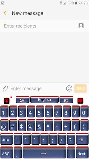 Oceanic Blue Keyboard screenshot 4