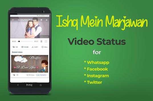 WA Video Status - film Ishq Mein Marjawan screenshot 1