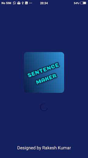 Sentence Maker screenshot 1