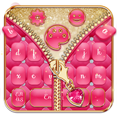 Salmon Pinky Zipper Keyboard Theme icon