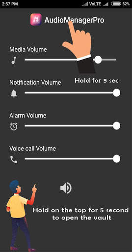 Audio Manager Pro Gallery Vault: Hide photo-videos screenshot 2
