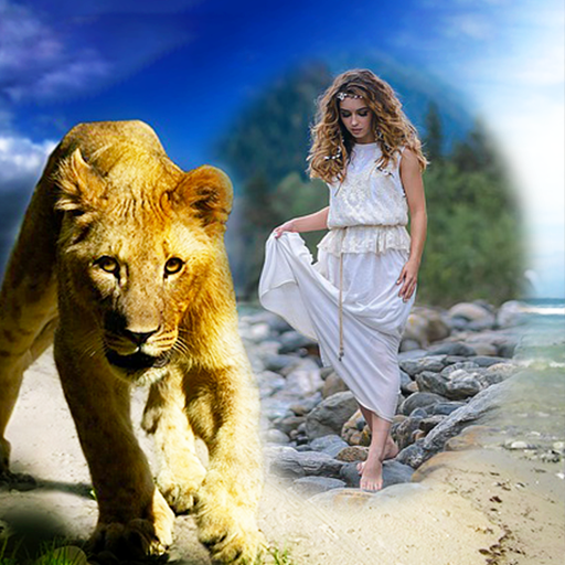 Wild Animal Photo Editor أيقونة