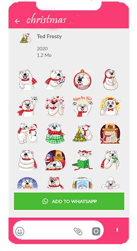 🎄New Year Christmas Stickers for Whatsapp 2020🎄 screenshot 4