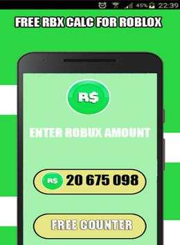 Free Robux Counter screenshot 3