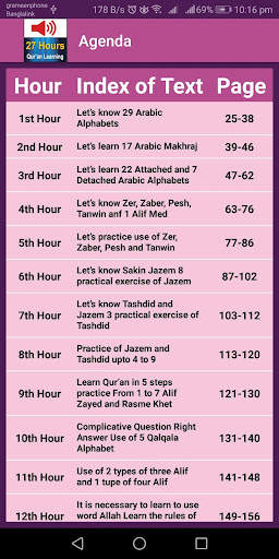 27 Hours Quran Learning скриншот 5