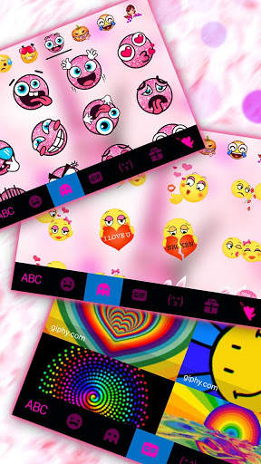 Pink Paris Tower Keyboard Tema screenshot 4