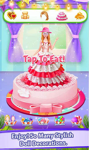 Chocolate Ice Cream Doll Cake screenshot 5