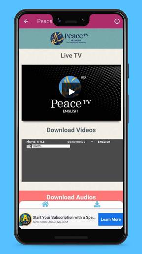 PeaceTV Live (Bangla/English/Urdu/Chinese) screenshot 7
