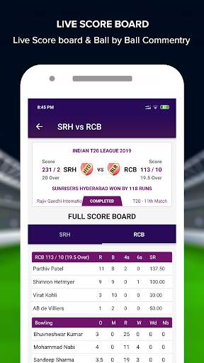 Live Cricket Match screenshot 6