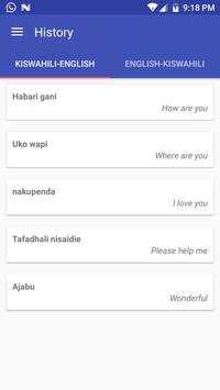 Swahili English Translator screenshot 3