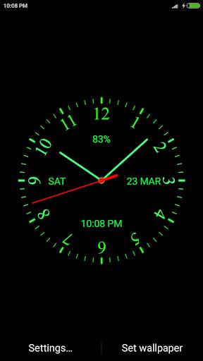Analog Clock Live Wallpaper screenshot 3