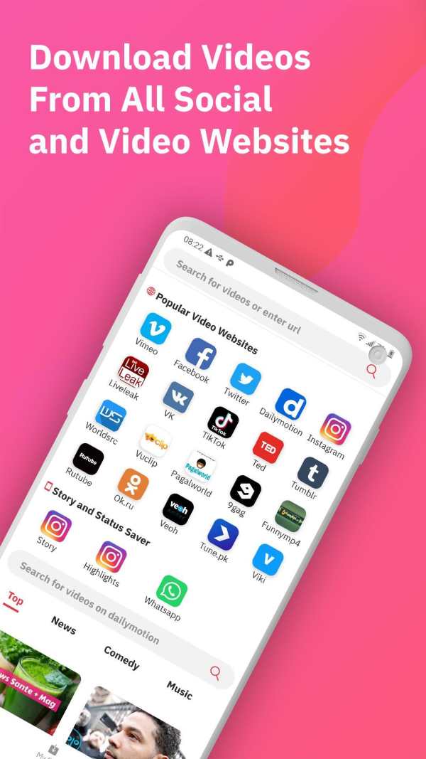 Vidora - All Video Downloader for video download screenshot 2