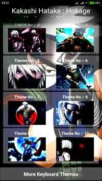 Kakashi Hatake Keyboard Shinobi 3 تصوير الشاشة