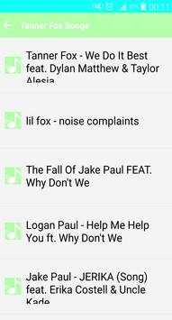 Tanner Fox Songs screenshot 2