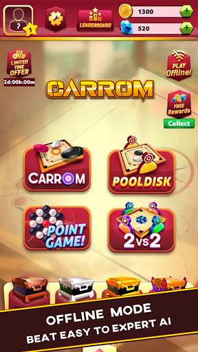 Carrom Queen - Best Online Carrom Disc Pool Game 2 تصوير الشاشة