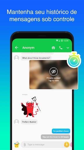 Mint Messenger - Chat And Sms screenshot 7
