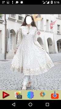 Women White Frock Selfie screenshot 1